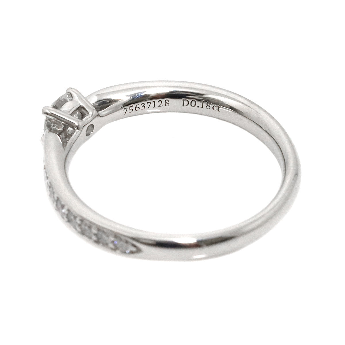 Harmony Diamond 0.18ct Ring Pt Size4(US)