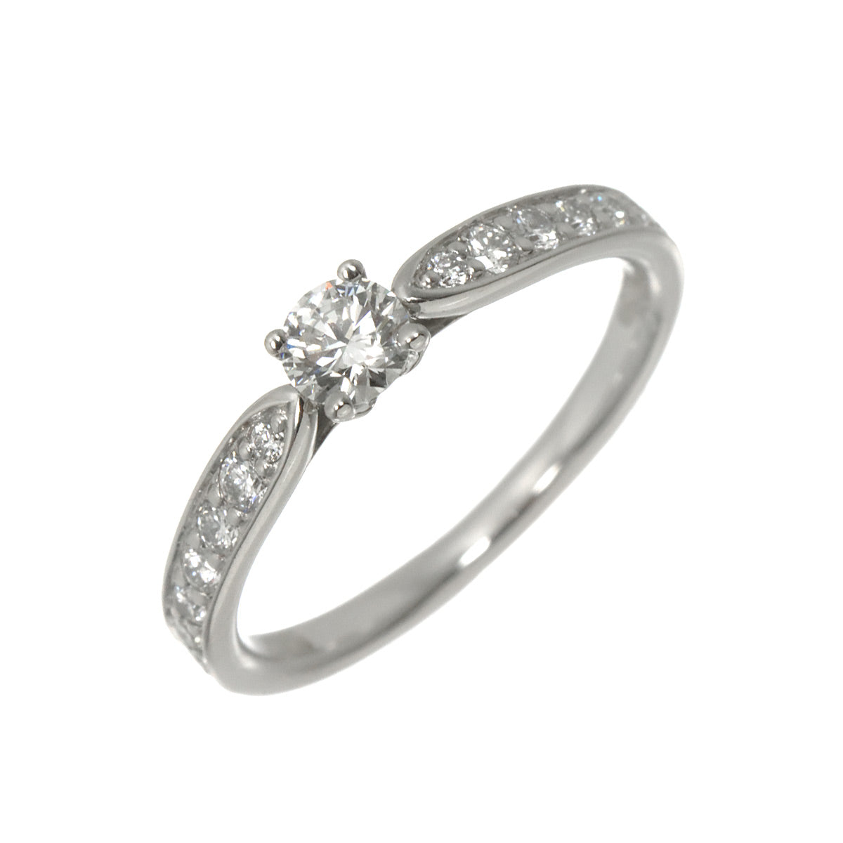 Harmony Diamond 0.18ct Ring Pt Size4(US)