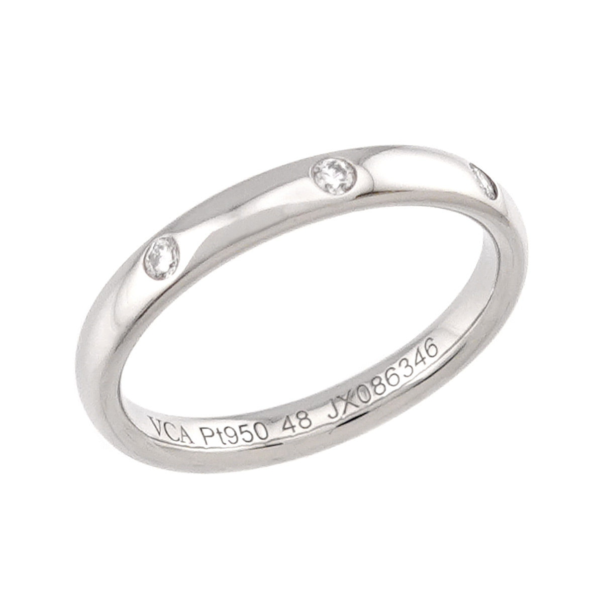 Tendrement Etoiles Ring Diamond Pt size48 4.5(US)