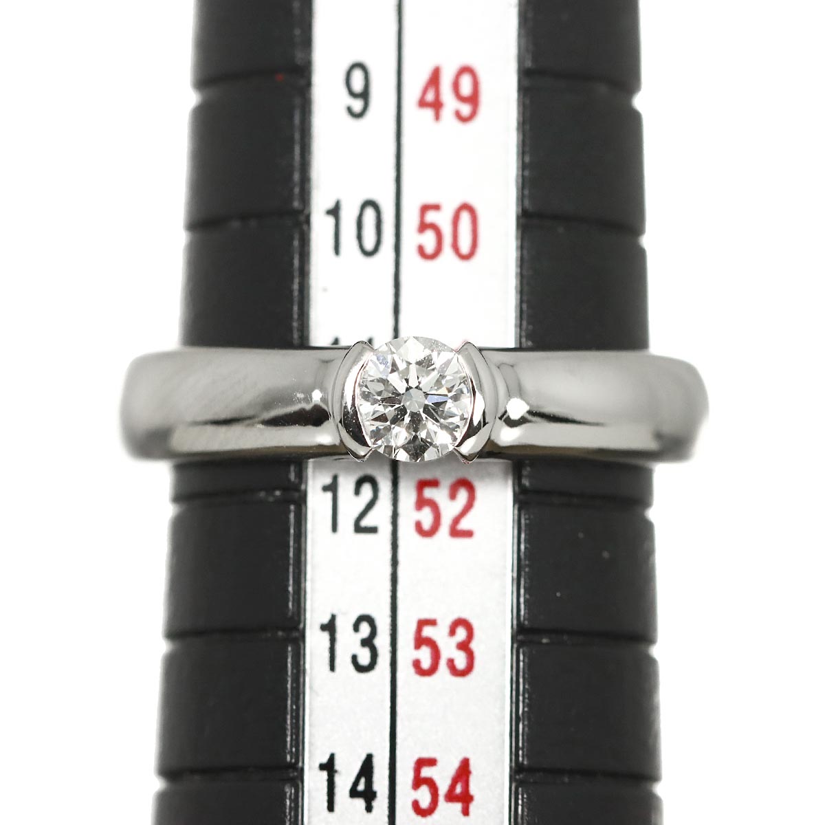 Diamond 0.26ct G/VVS2/EX Ring Pt 5.5-5.75(US)