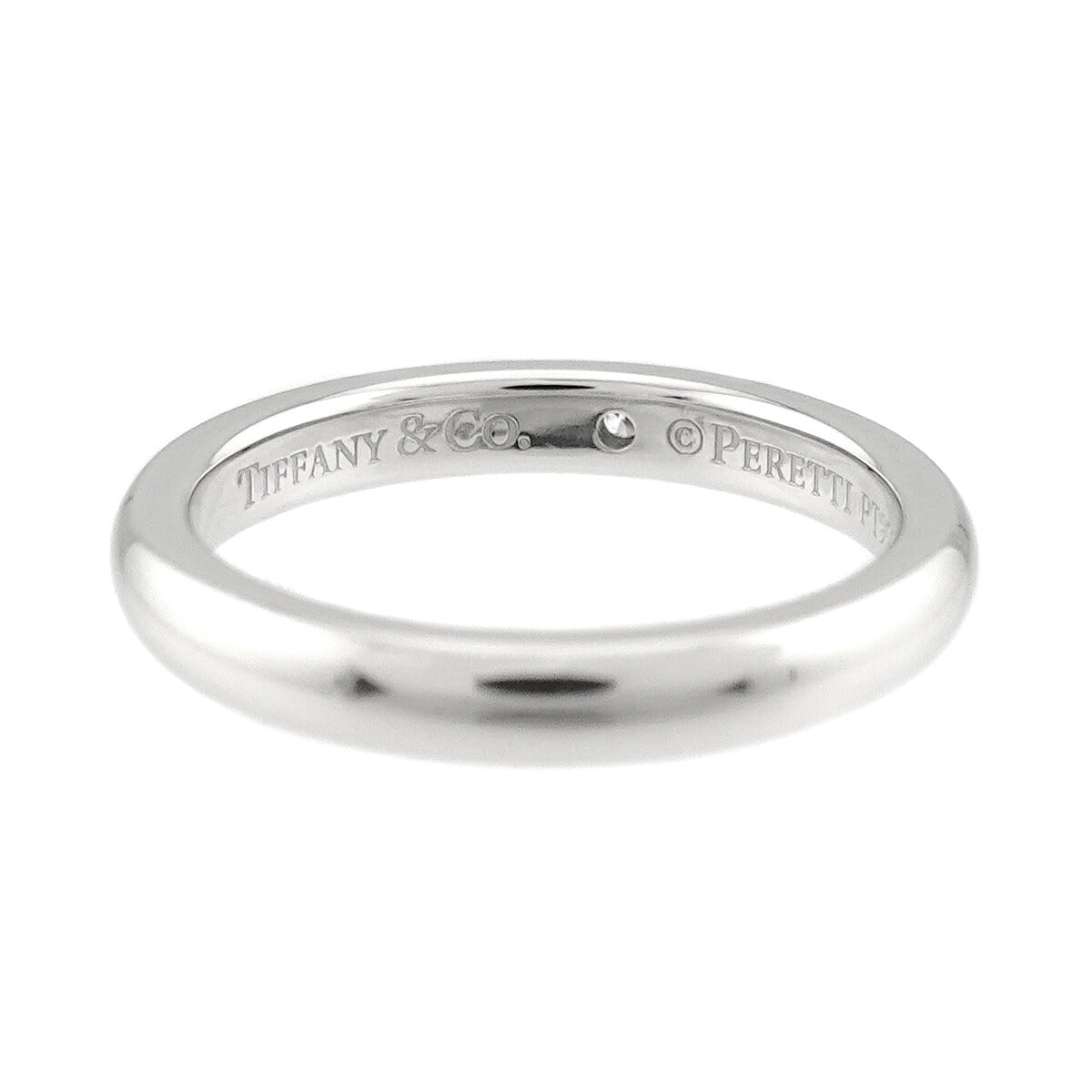 Stacking Band Ring Diamond 1P Platinum Size4.75-5(US)