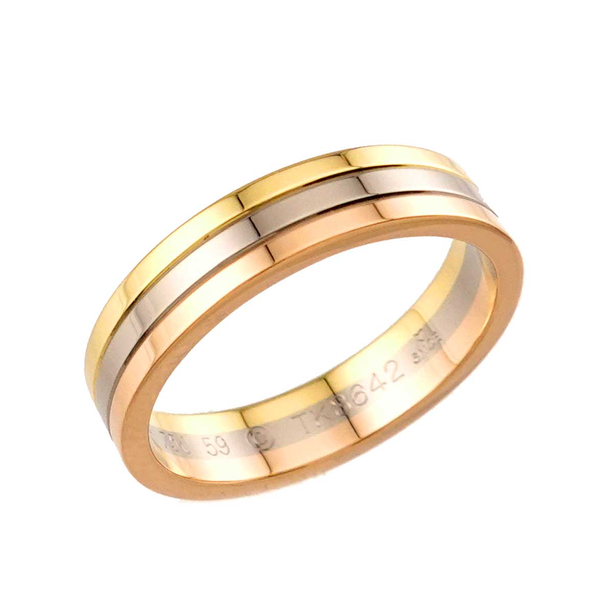 Vendome Ring 18K YG WG PG 750 size59 8.25-8.75(US)