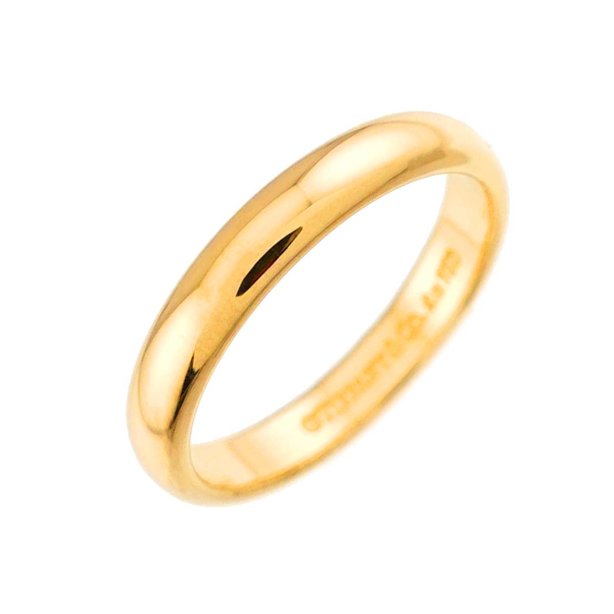 Forever Band Ring 18K Yellow Gold 750 Size 4.75-5(US)