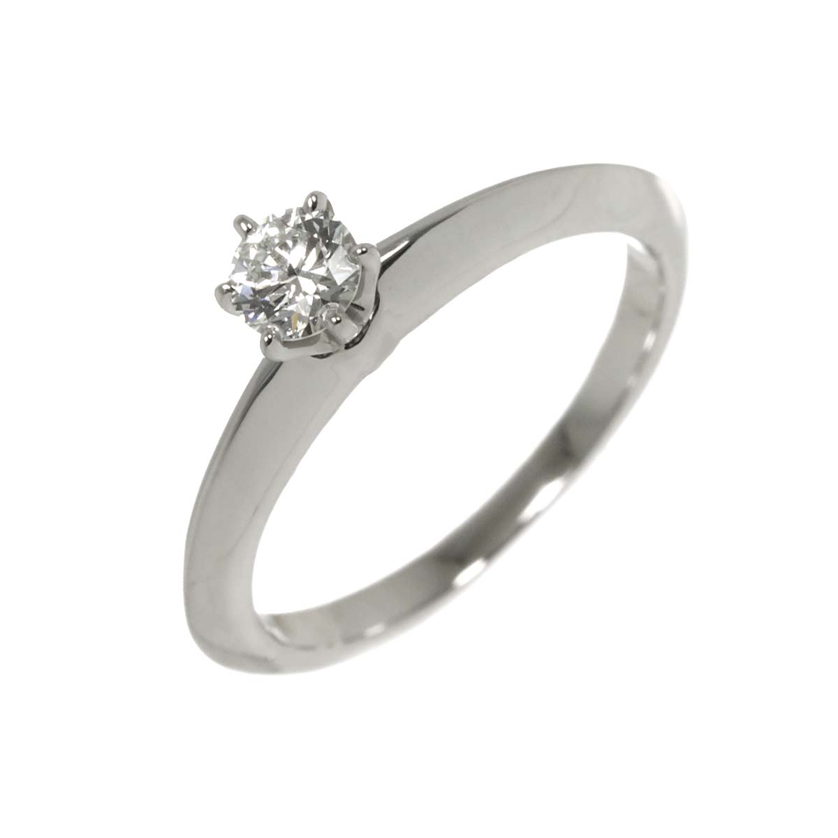 Diamond 0.18ct G/VS2/3EX Ring Pt Size3.25(US)