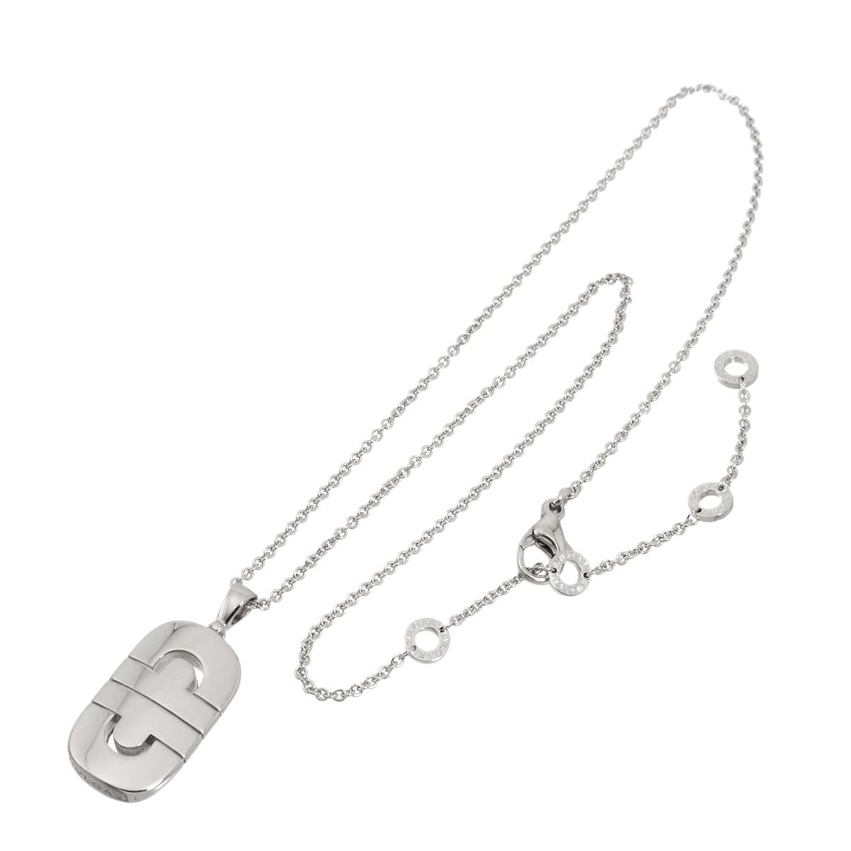 Parentesi Necklace 18K White Gold 750