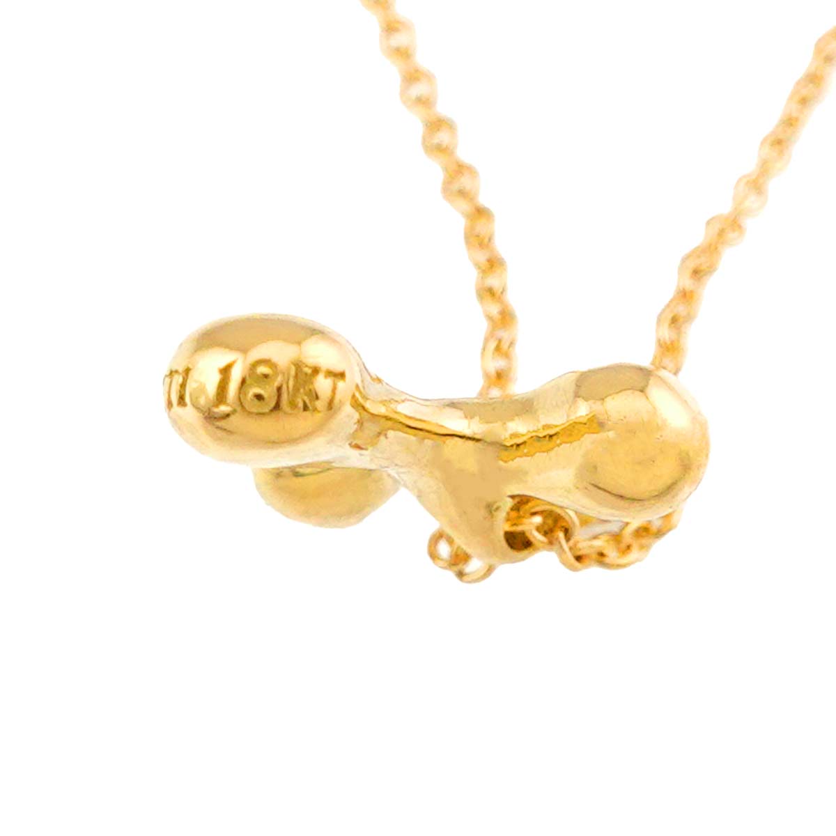 Small Cross Necklace 18K Yellow Gold 750