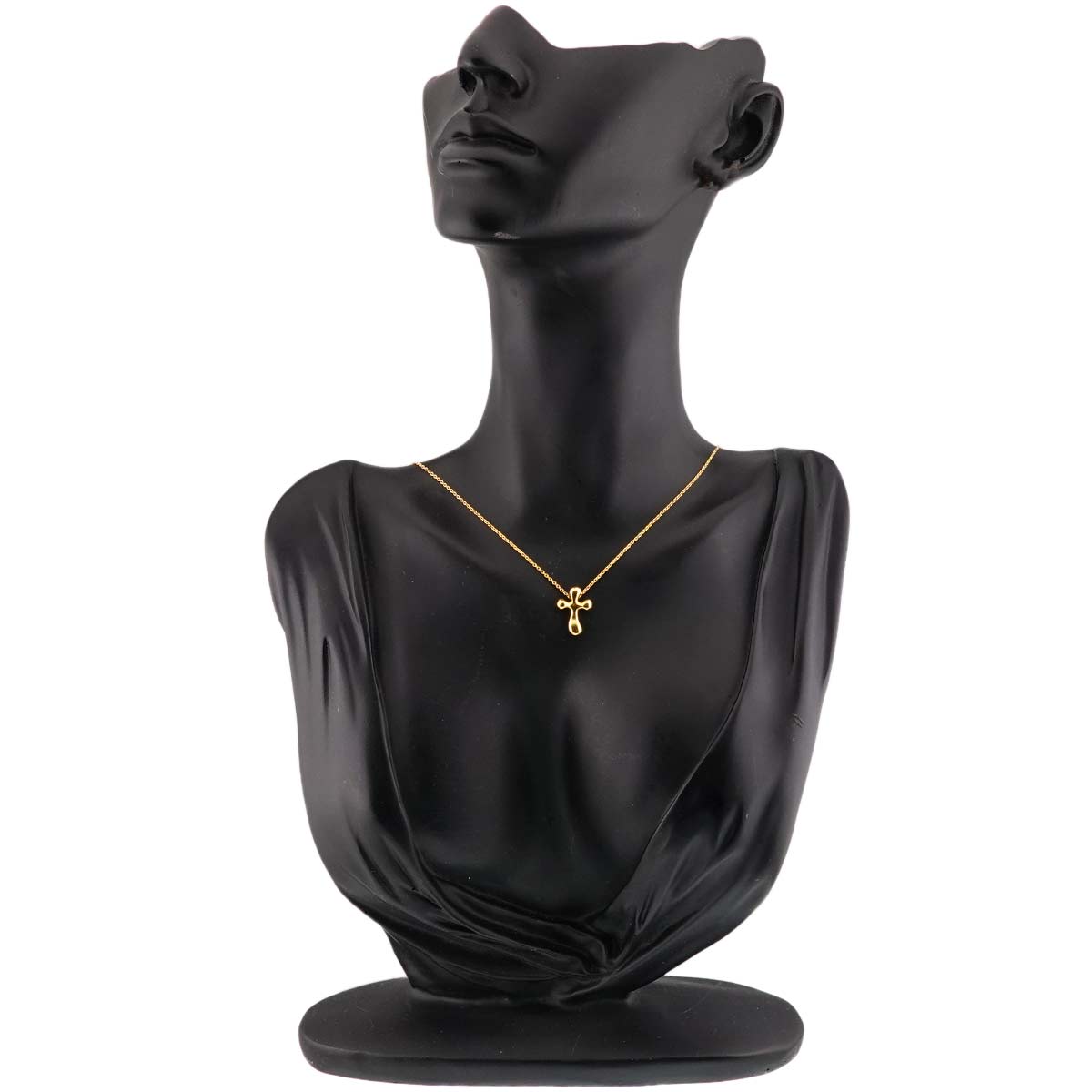 Small Cross Necklace 18K Yellow Gold 750