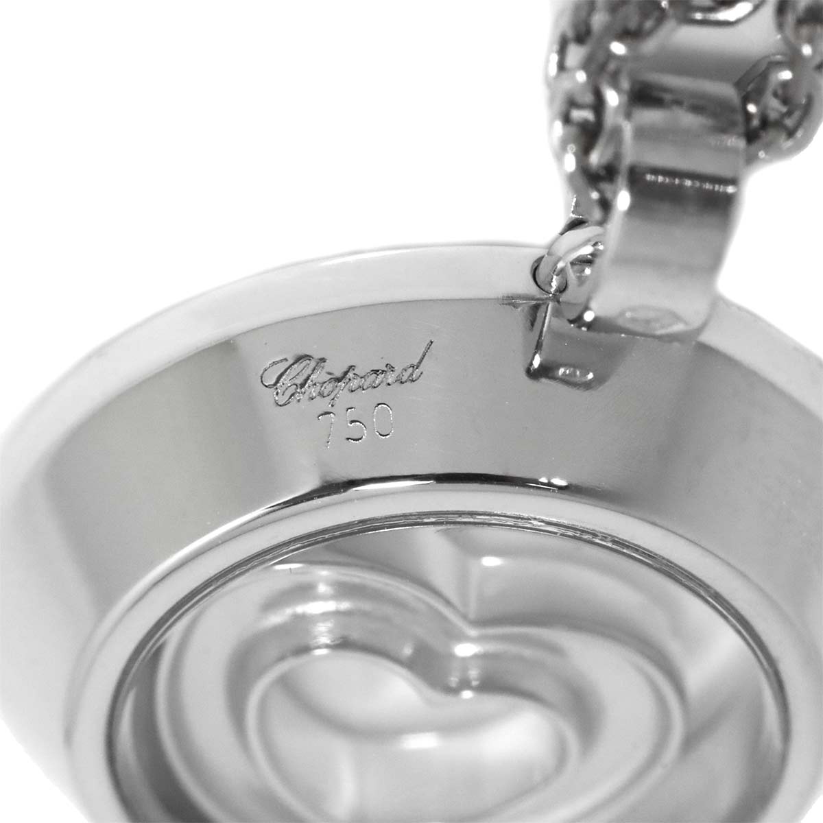 Happy Spirit Diamond Necklace 18K White Gold 750