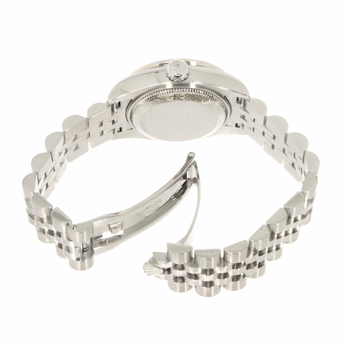 Datejust 179384 Date Diamond 750 WG Ladies Silver gold