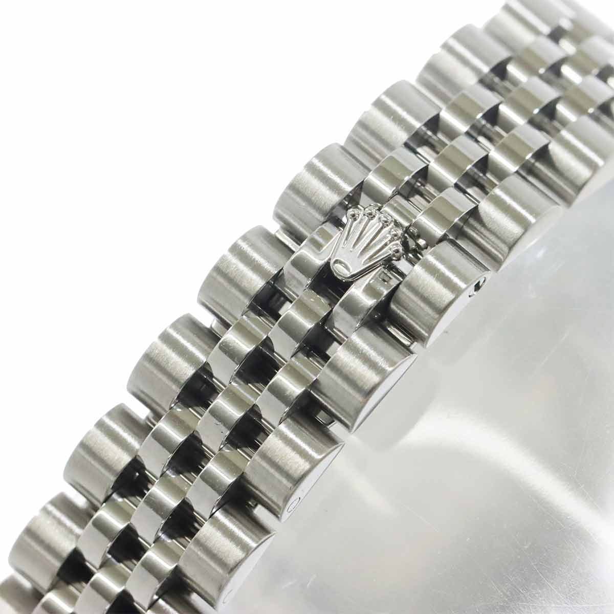 Datejust 179384 Date Diamond 750 WG Ladies Silver gold