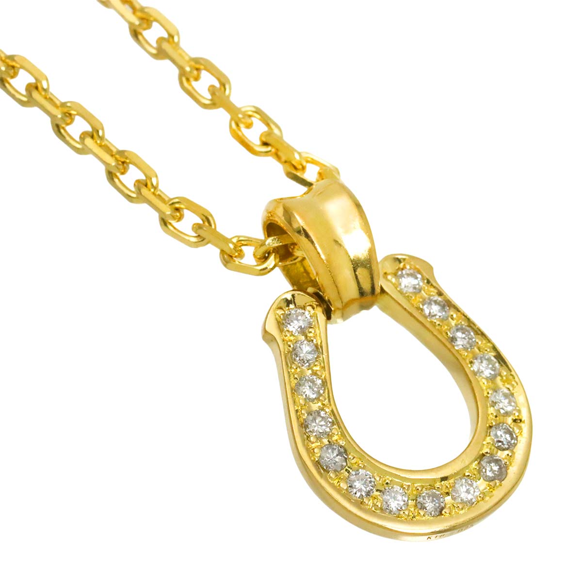 Diamond 0.25ct Necklace 18K YG 750