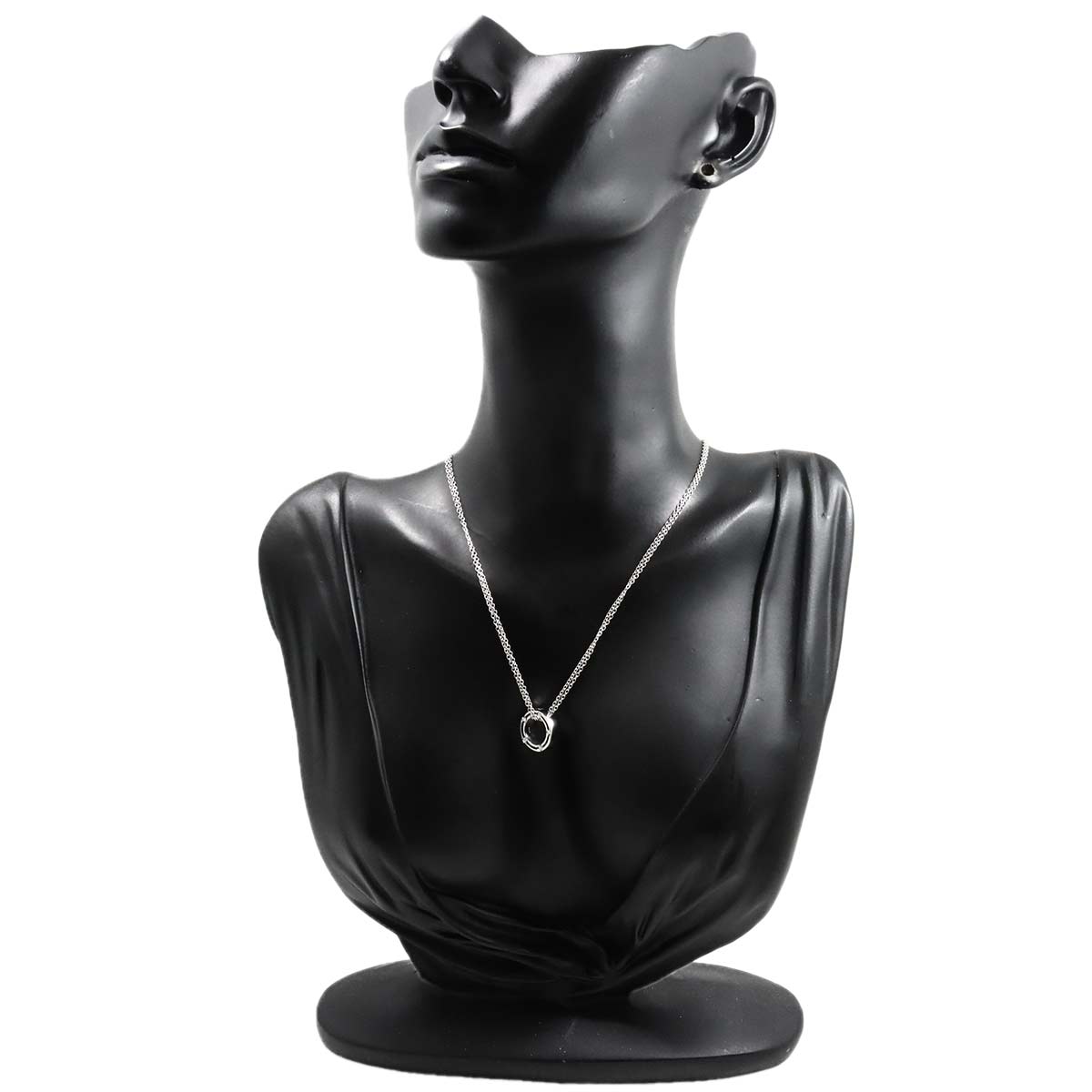 D-SIDE Diamond Necklace 18K White Gold 750