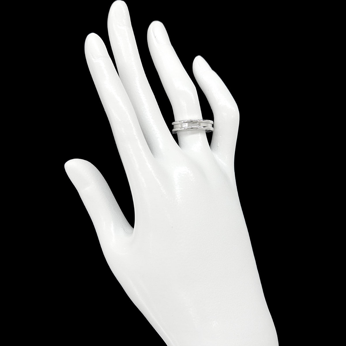 B-ZERO1 1Band Ring 18K White Gold 750 Size49 4.5-4.75(US)