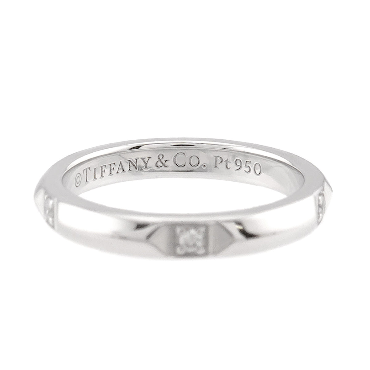 True Diamond Ring Platinum size3.75-4(US)
