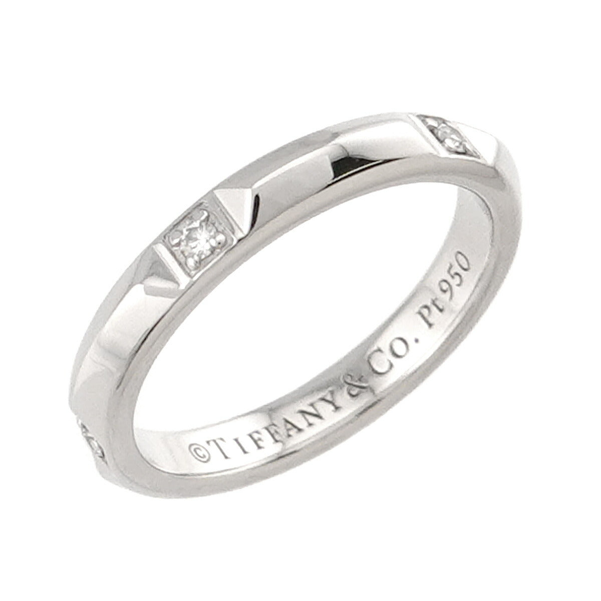 True Diamond Ring Platinum size3.75-4(US)