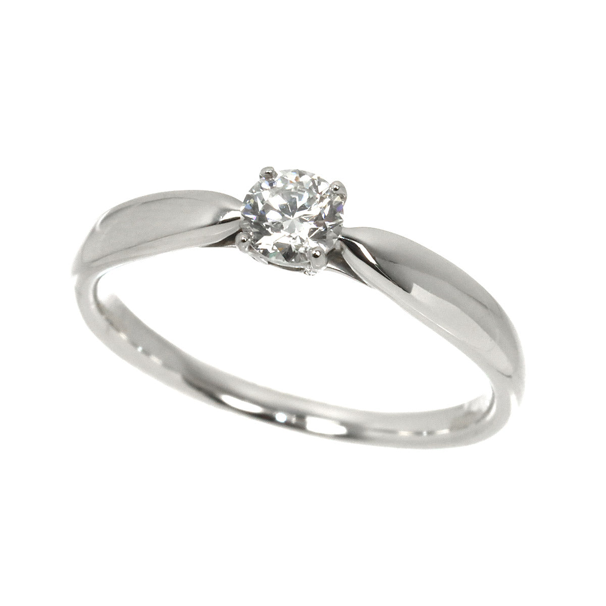 Harmony Diamond 0.25ct H/IF/3EX Ring Pt Size5.25-5.5(US)