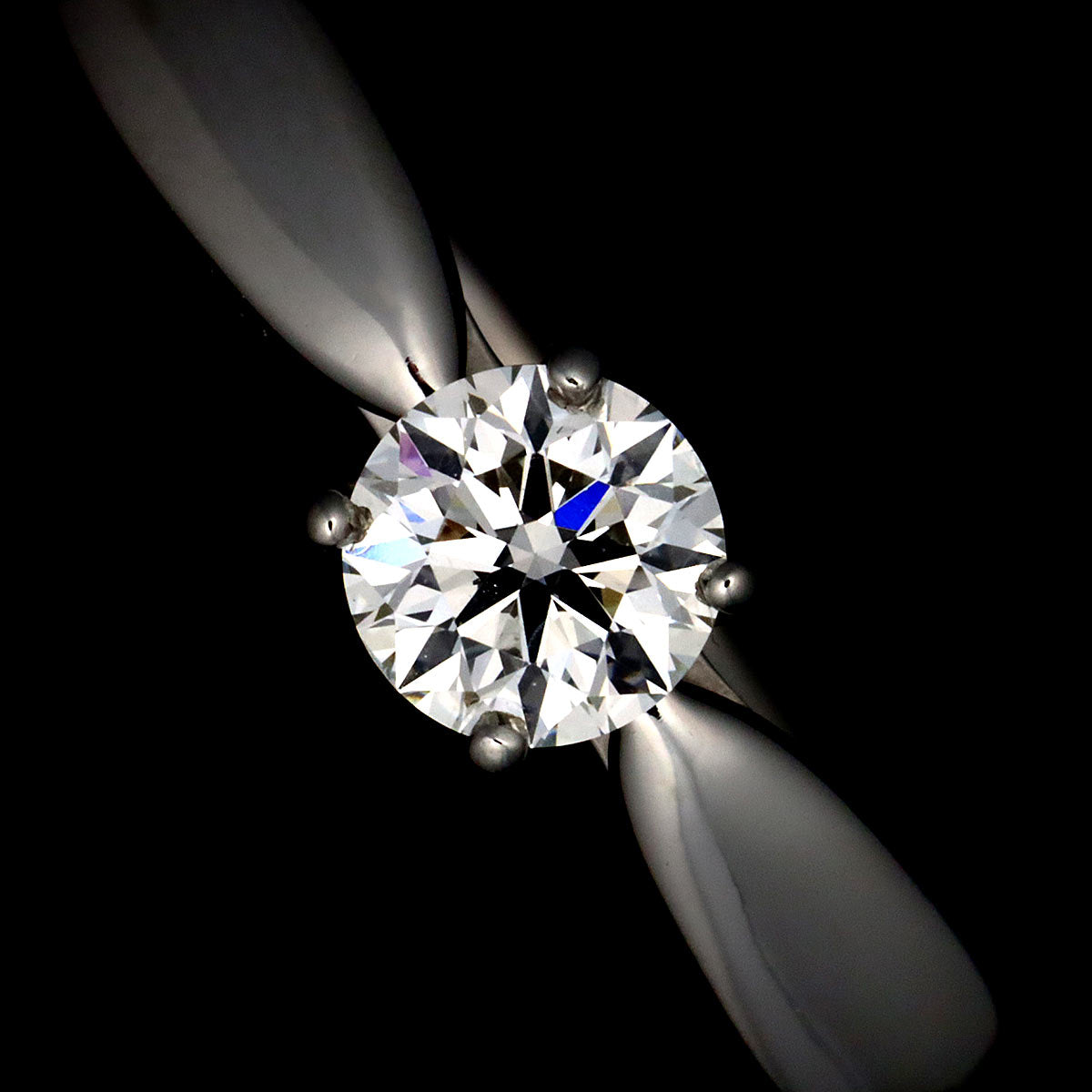 Harmony Diamond 0.25ct H/IF/3EX Ring Pt Size5.25-5.5(US)