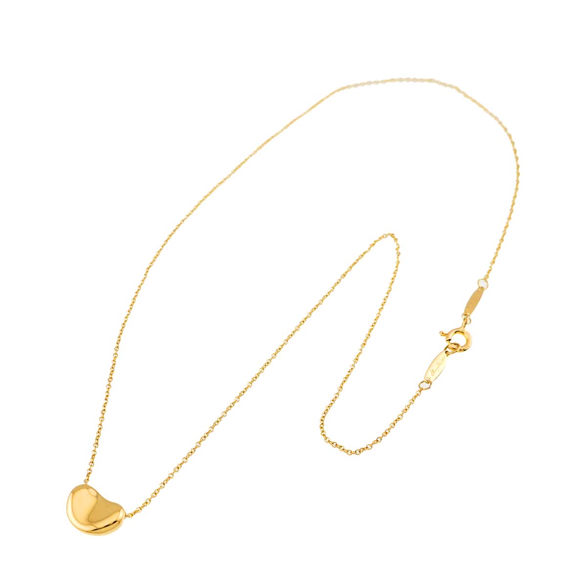 Bean Necklace 18K Yellow Gold 750