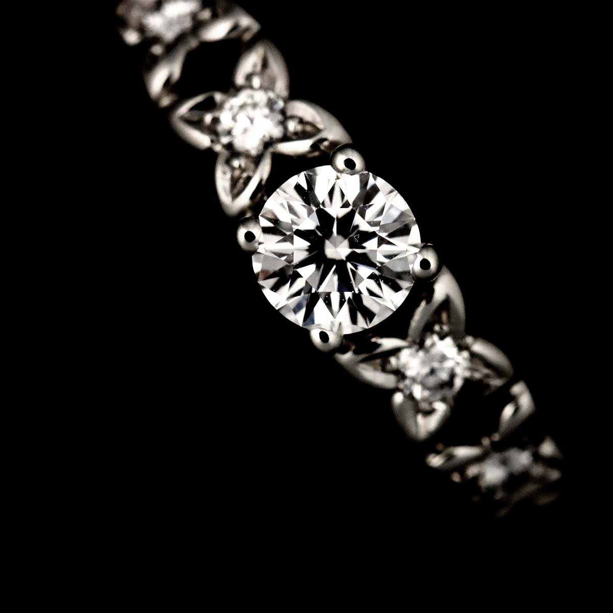 Diamond 0.231ct Ring Pt Platinum size3.75(US)