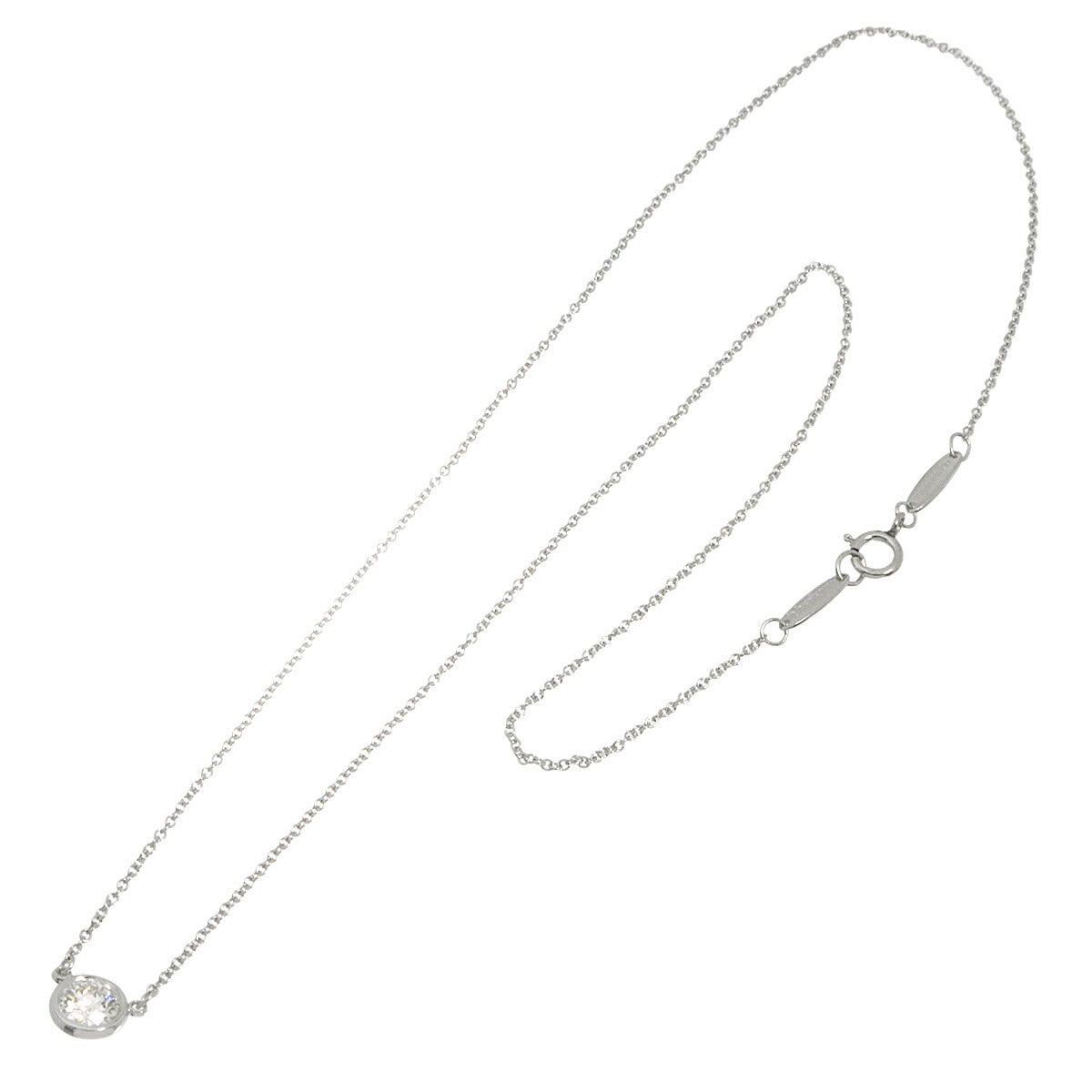 By The Yard Diamond 0.41ct G/VS1/EX Necklace Platinum