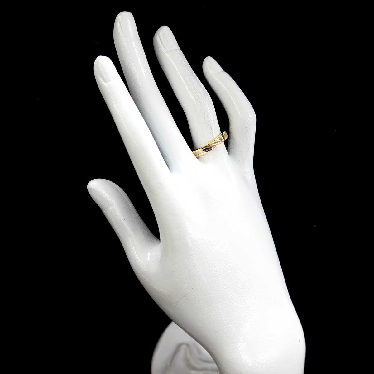 Vendome Ring 18K YG WG PG 750 size56 7.5(US)