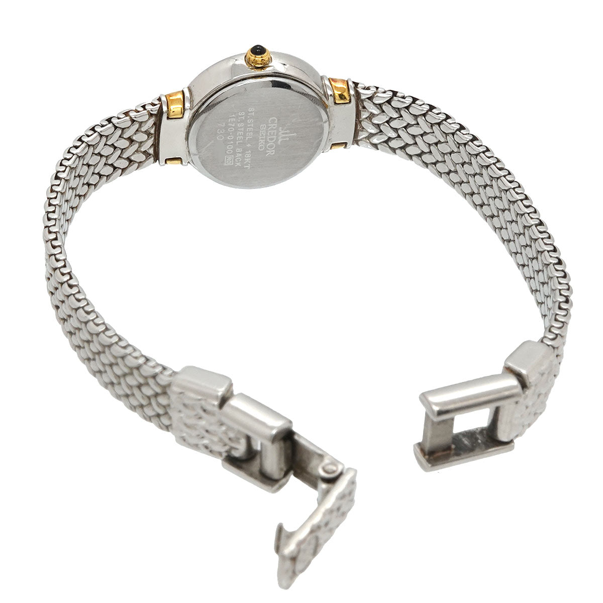 CREDOR GKTE010 1E70 0100 10P Diamond 750YG Quartz White Dial