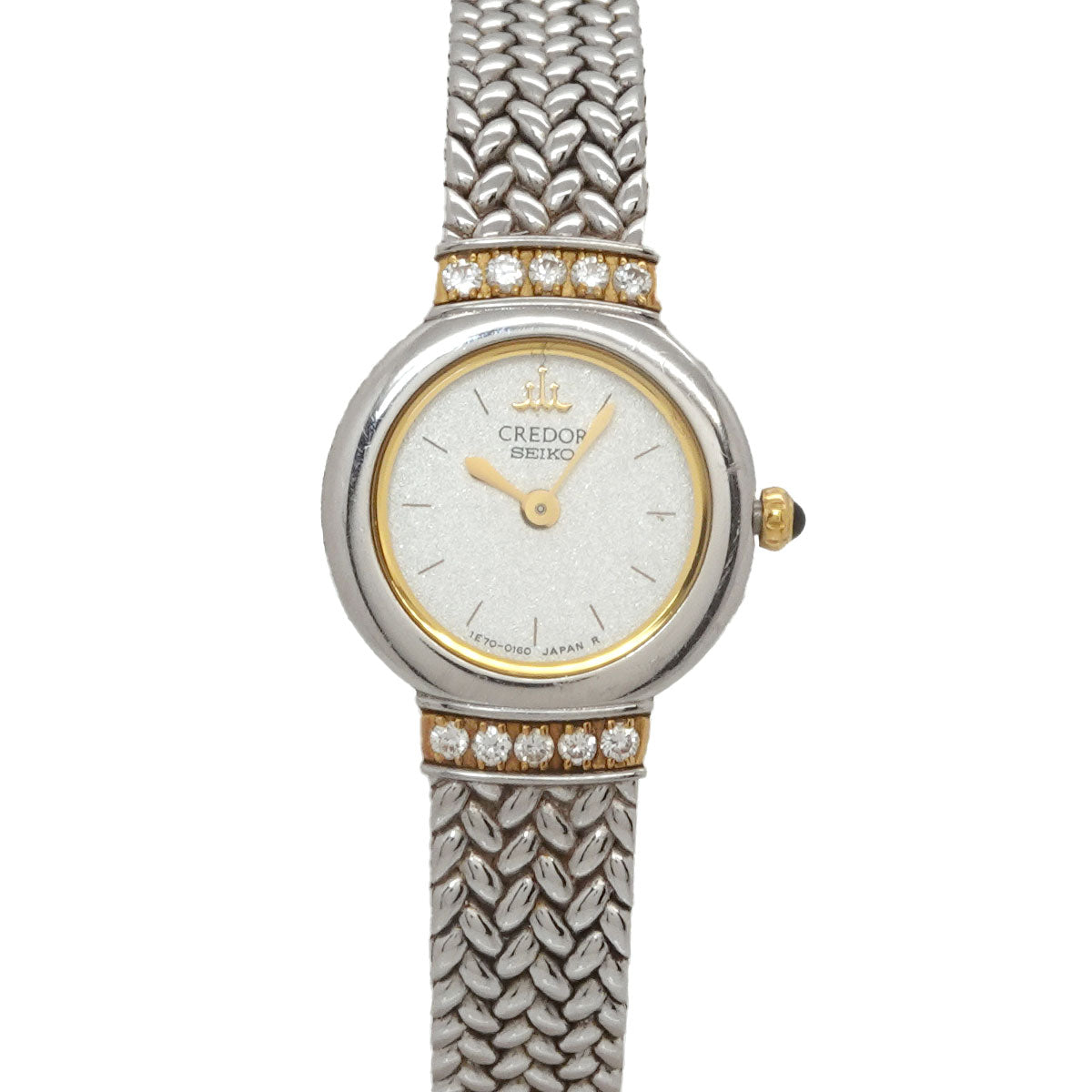 CREDOR GKTE010 1E70 0100 10P Diamond 750YG Quartz White Dial