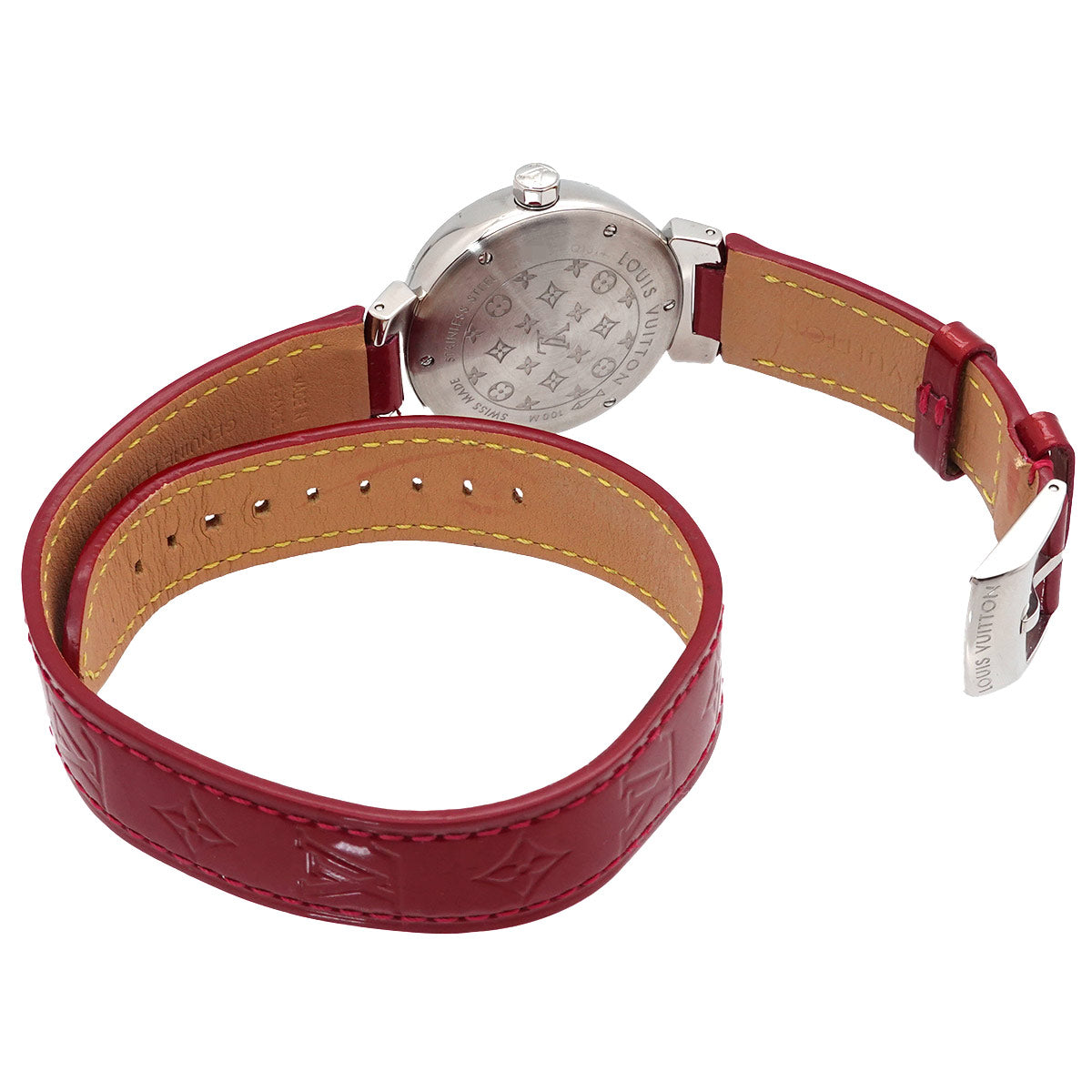 Tambour Q1314 Heat Pomdamour Diamond Bordeaux Dial