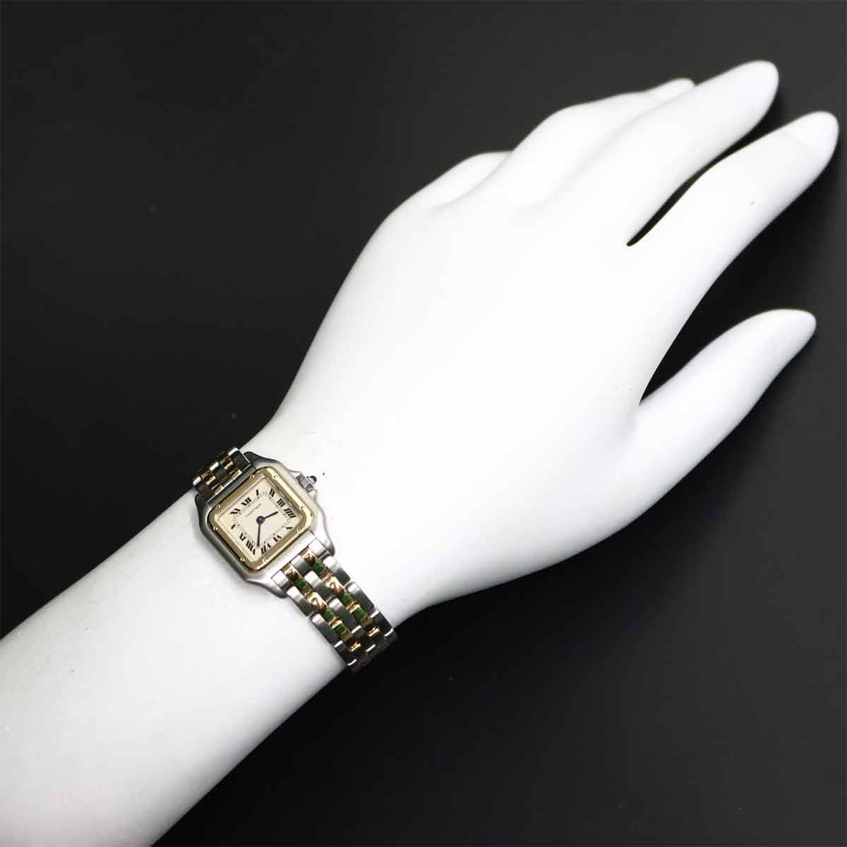 Panthere Two Row SM 84083242 Quartz Cream Dial YG
