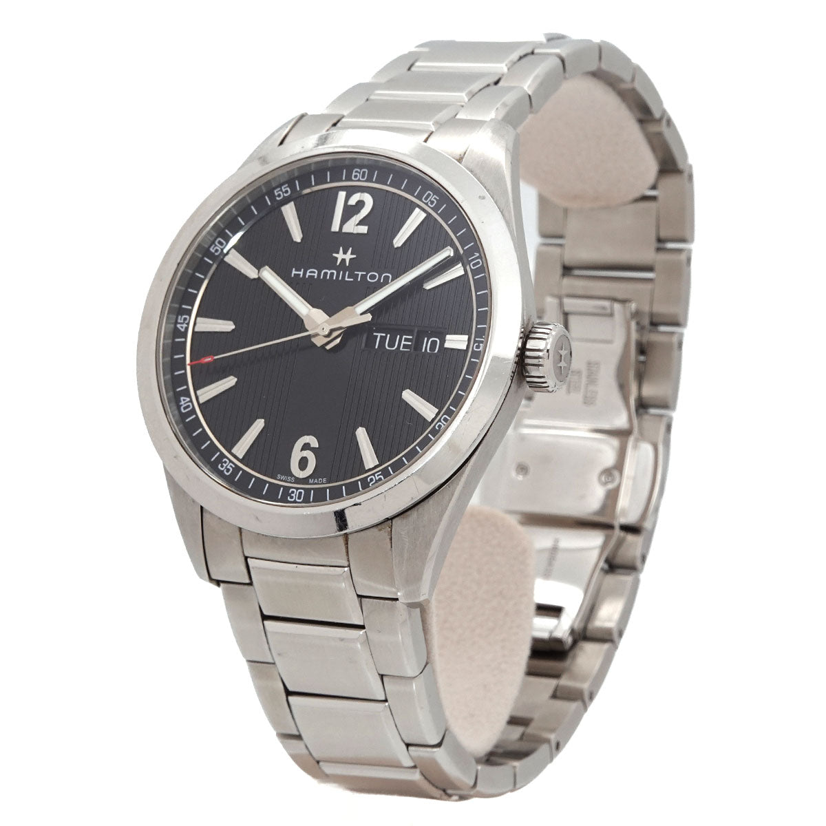 Broadway DayDate H433110 Quartz Black Dial Mens