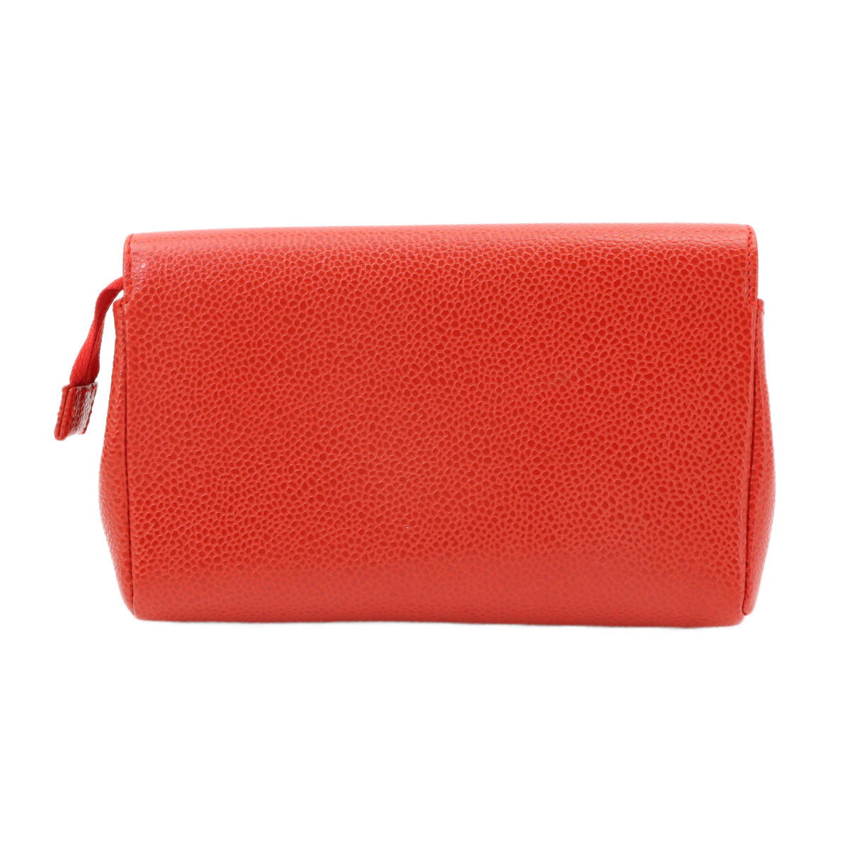 CC Logos Pouch Leather Red A07007