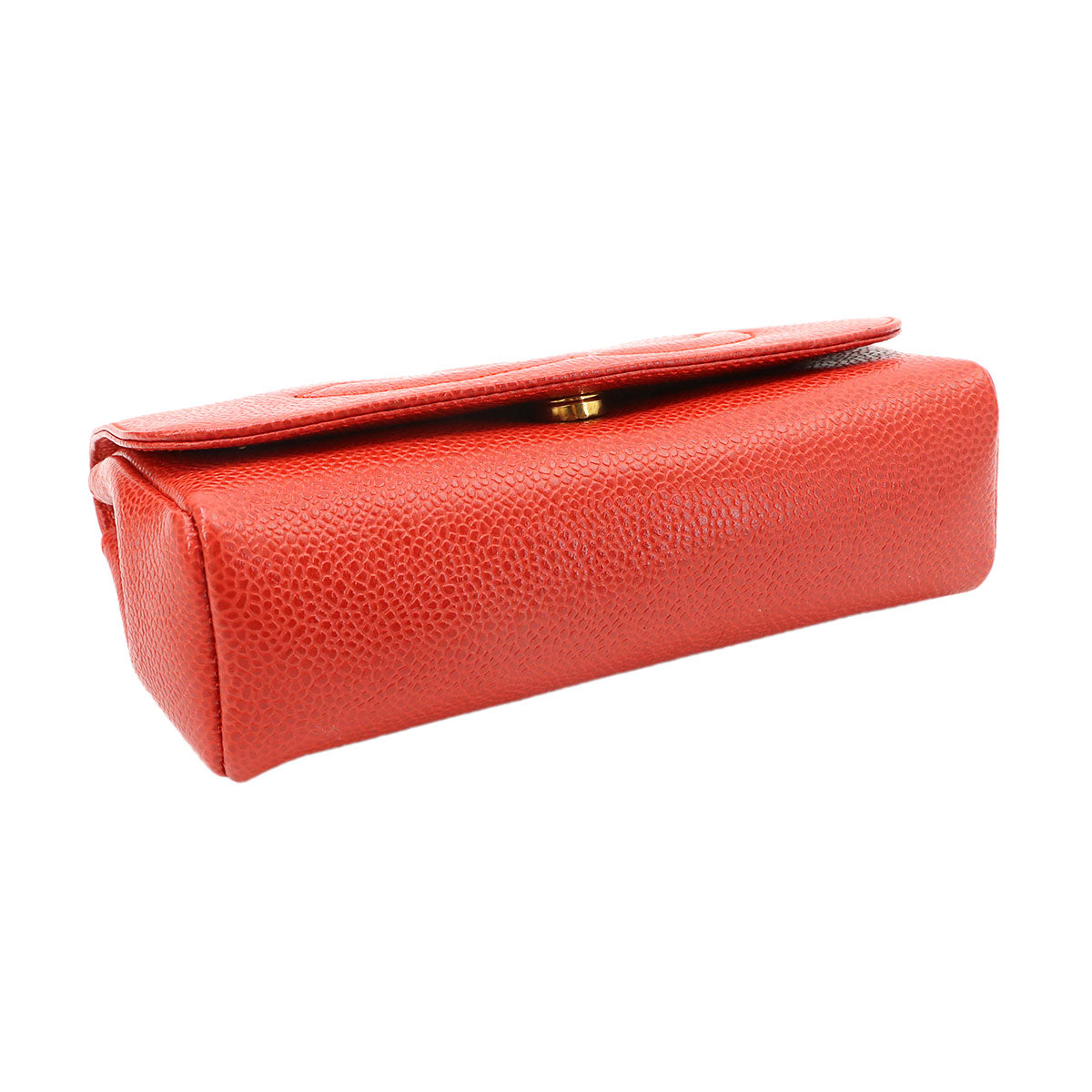 CC Logos Pouch Leather Red A07007