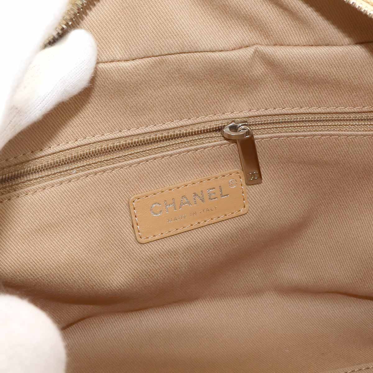 Deauville Bowling Bag 2way Hand Shouder Canvas Beige A92749