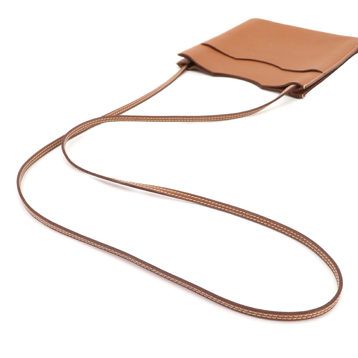 Onimaitou 2 PM Shoulder Bag Veau Swift Gold Purse