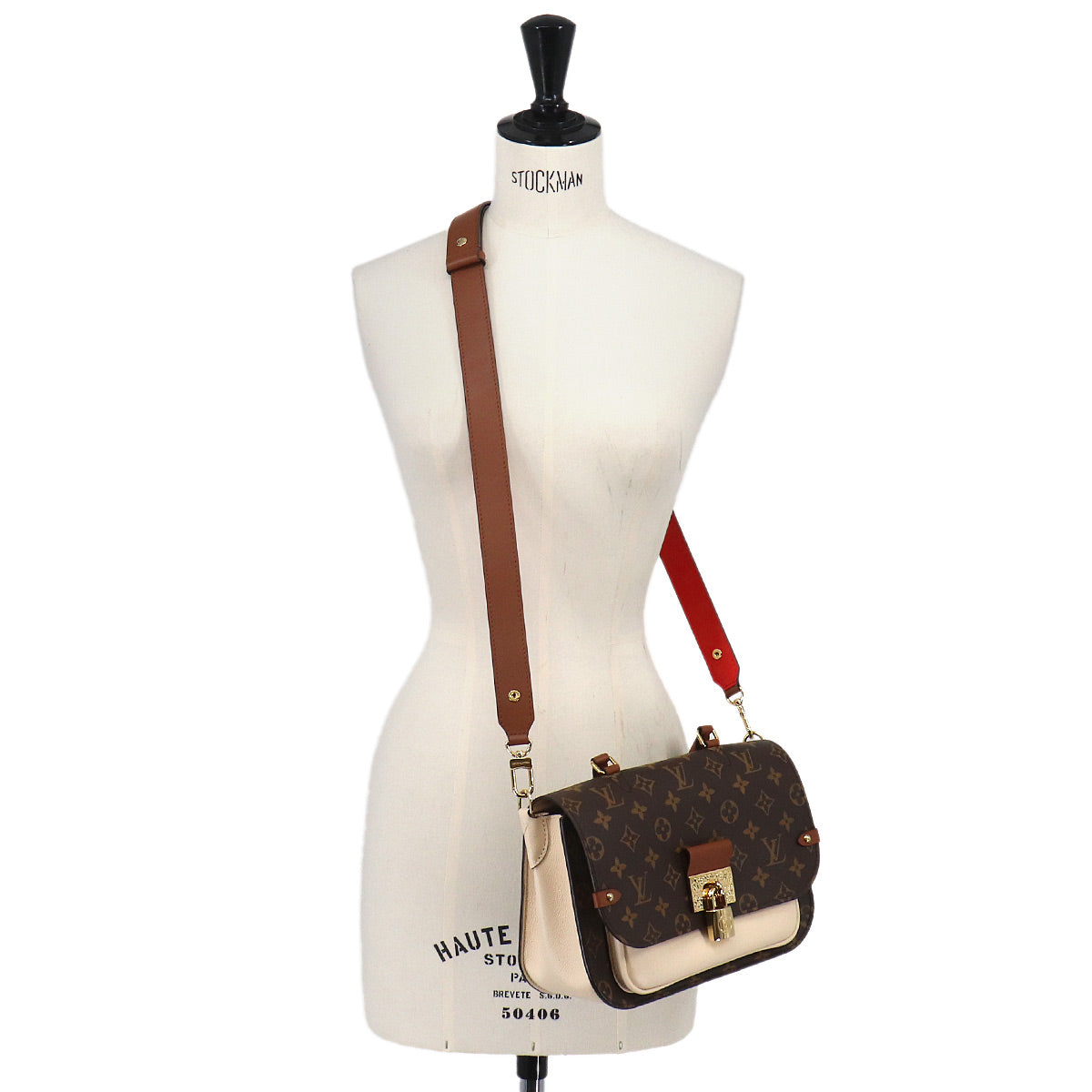 Monogram Vaugirard PM Handbag Shoulder Bag Creme M44353