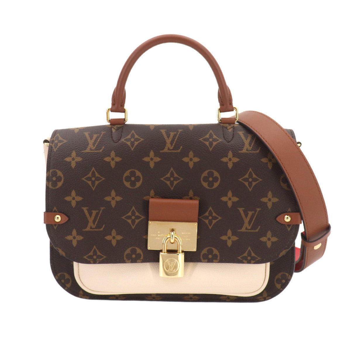 Monogram Vaugirard PM Handbag Shoulder Bag Creme M44353