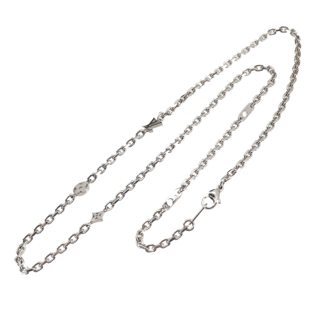 LV Yours Chain Necklace Silver M02739 Accessory