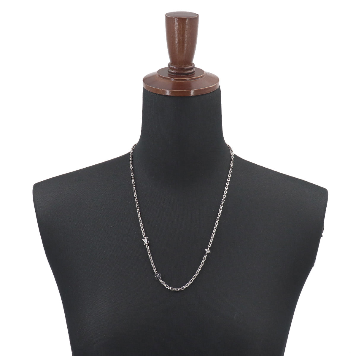 LV Yours Chain Necklace Silver M02739 Accessory