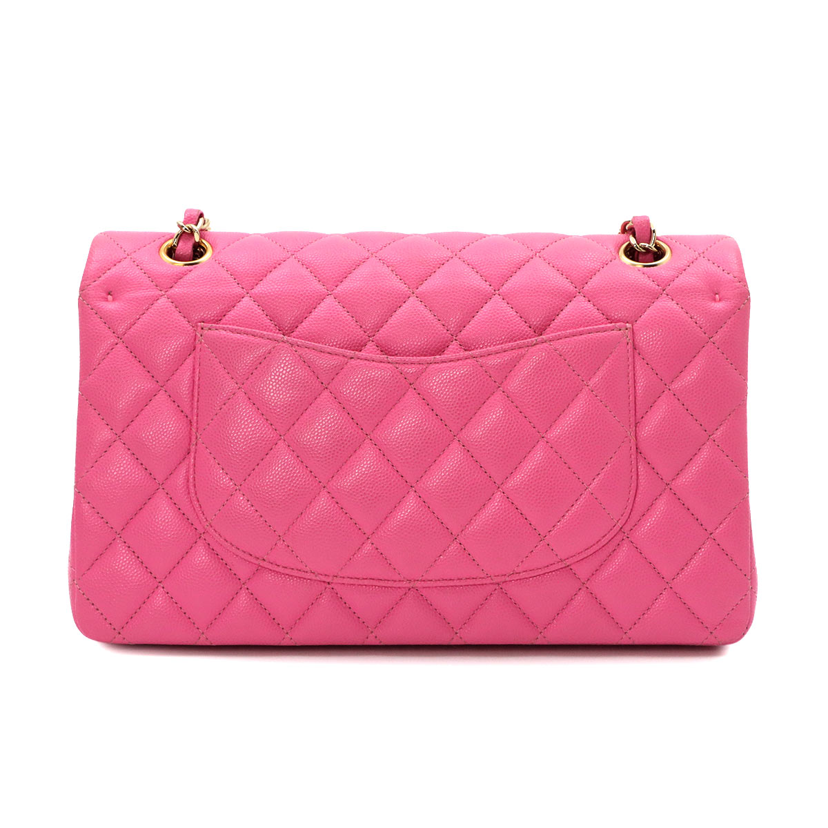 Matelasse 25 Chain Shoulder Bag Leather Pink A01112 Purse