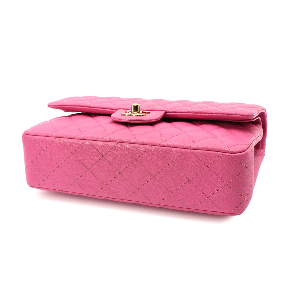 Matelasse 25 Chain Shoulder Bag Leather Pink A01112 Purse