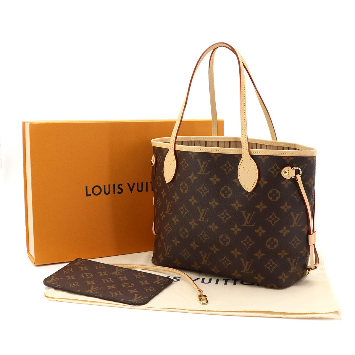 Monogram Neverfull PM Tote Bag Brown M46979 Purse