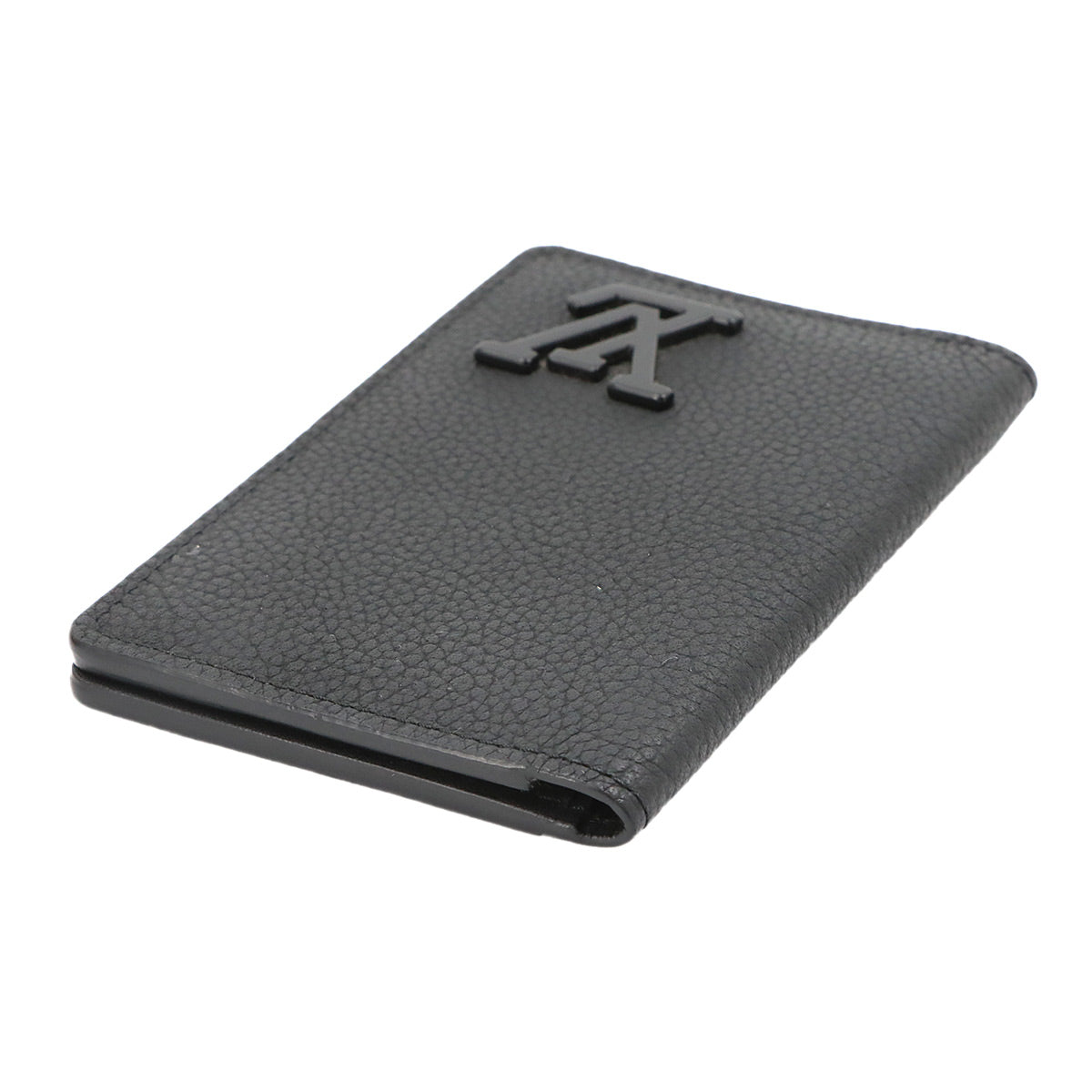 LV Aerogram Organizer Card Case Leather Black M69979