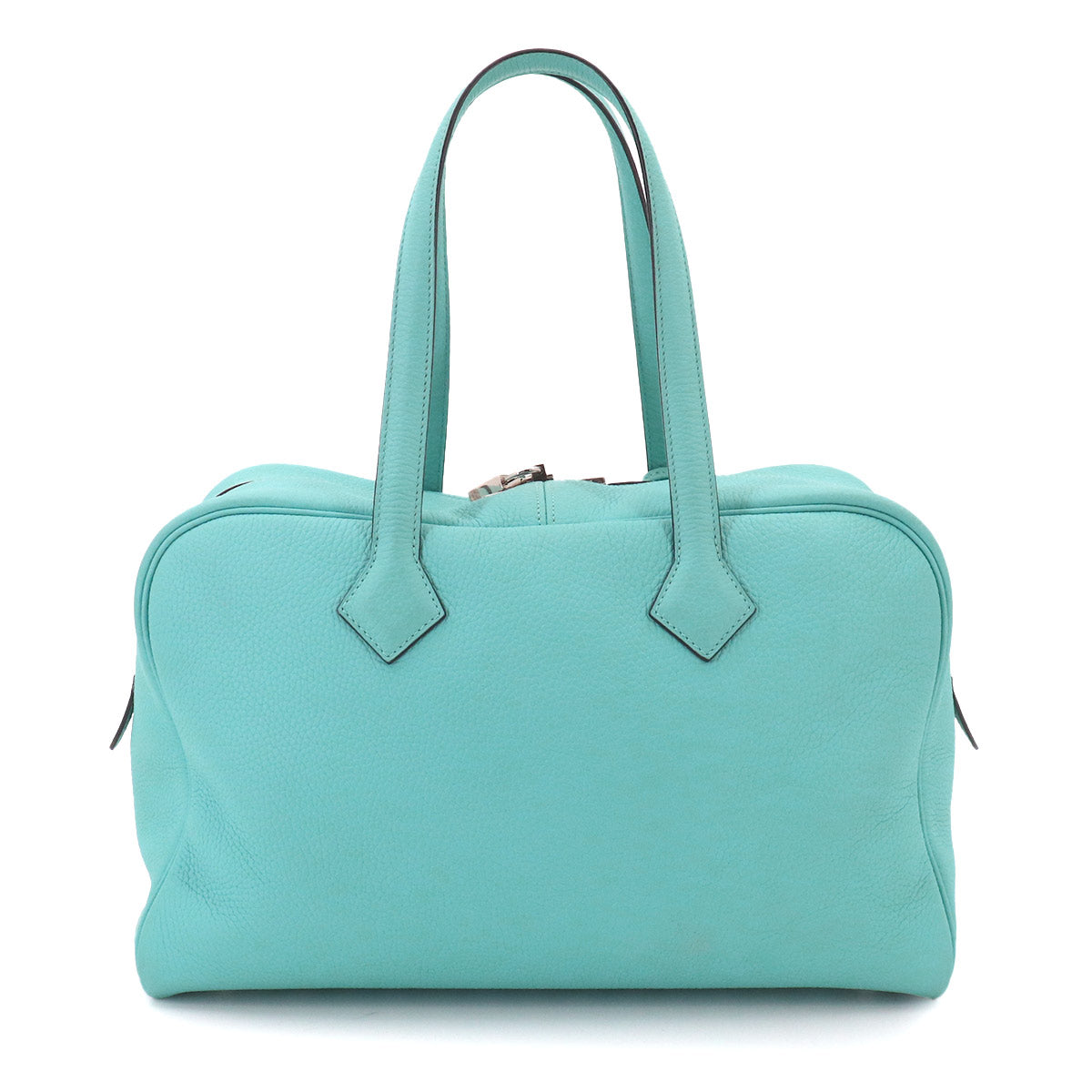 Victoria2 35 Hand Bag Taurillon Clemence Blue Saint Cyr
