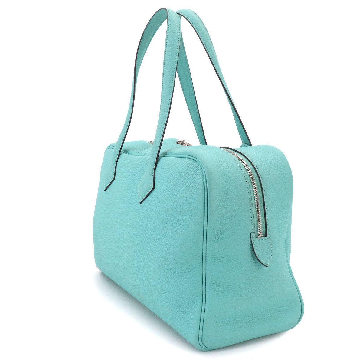 Victoria2 35 Hand Bag Taurillon Clemence Blue Saint Cyr