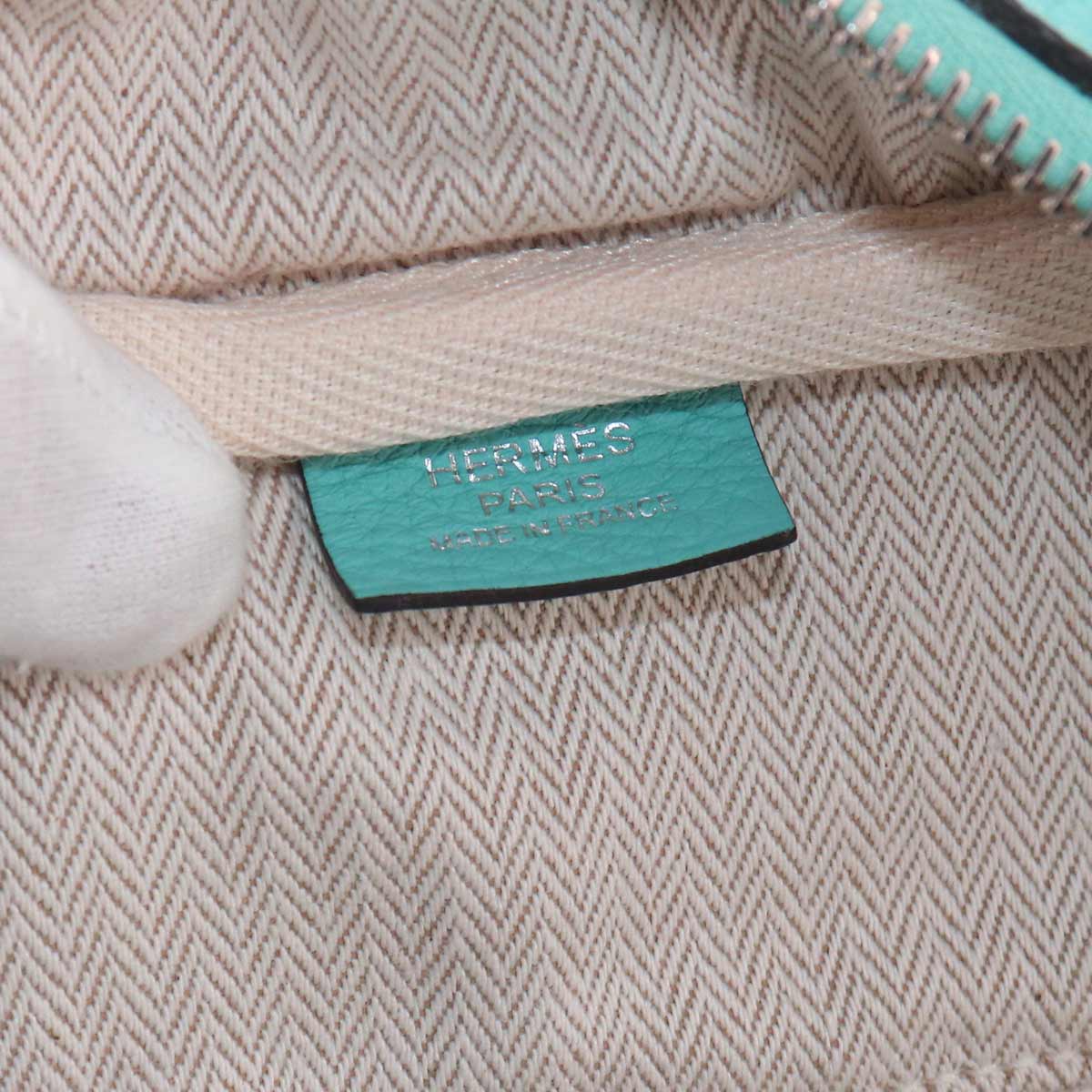 Victoria2 35 Hand Bag Taurillon Clemence Blue Saint Cyr