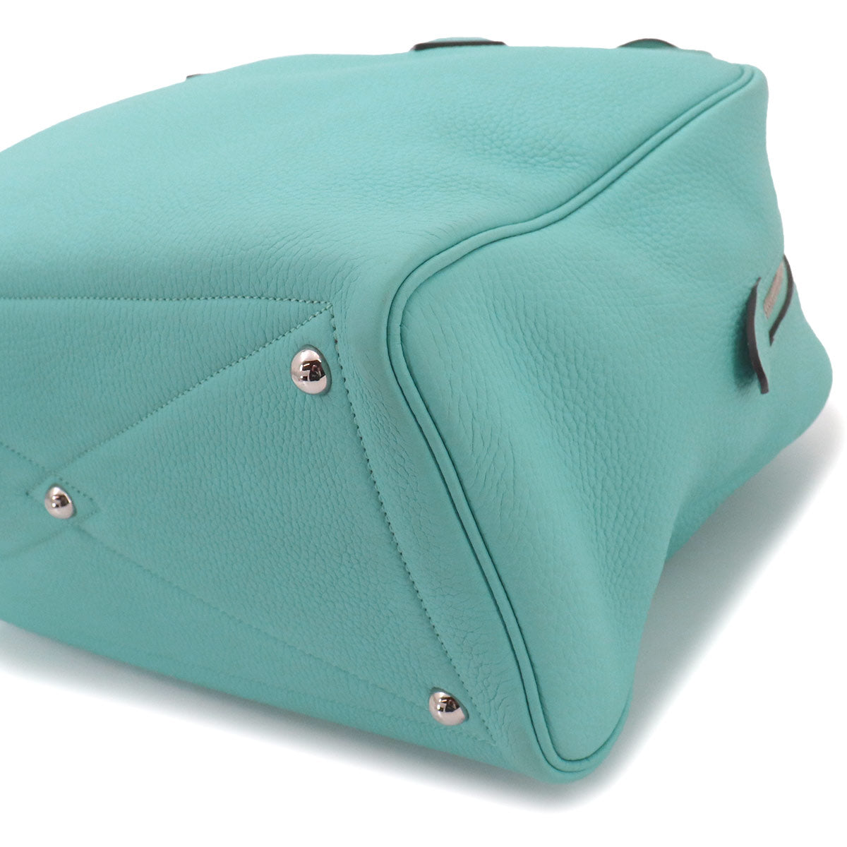 Victoria2 35 Hand Bag Taurillon Clemence Blue Saint Cyr