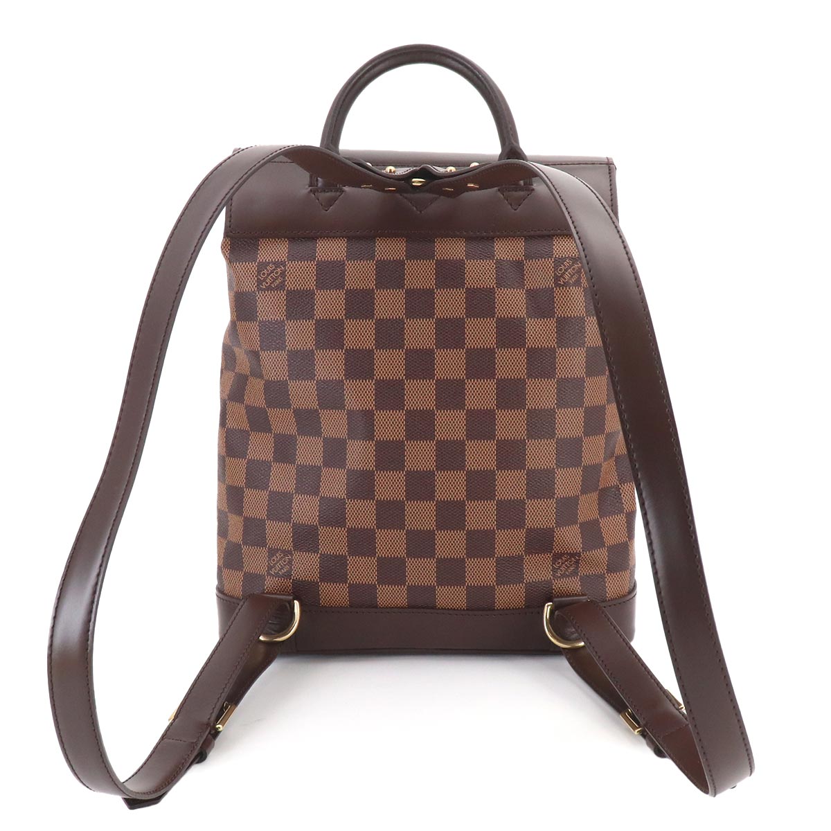 Damier Soho Backpack Ebene Brown N51132 Purse