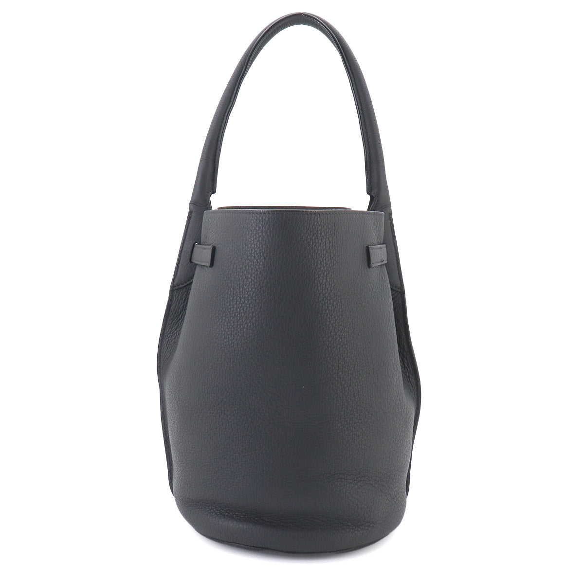 Big Bag Nano Bucket Hand Bag Leather Gray