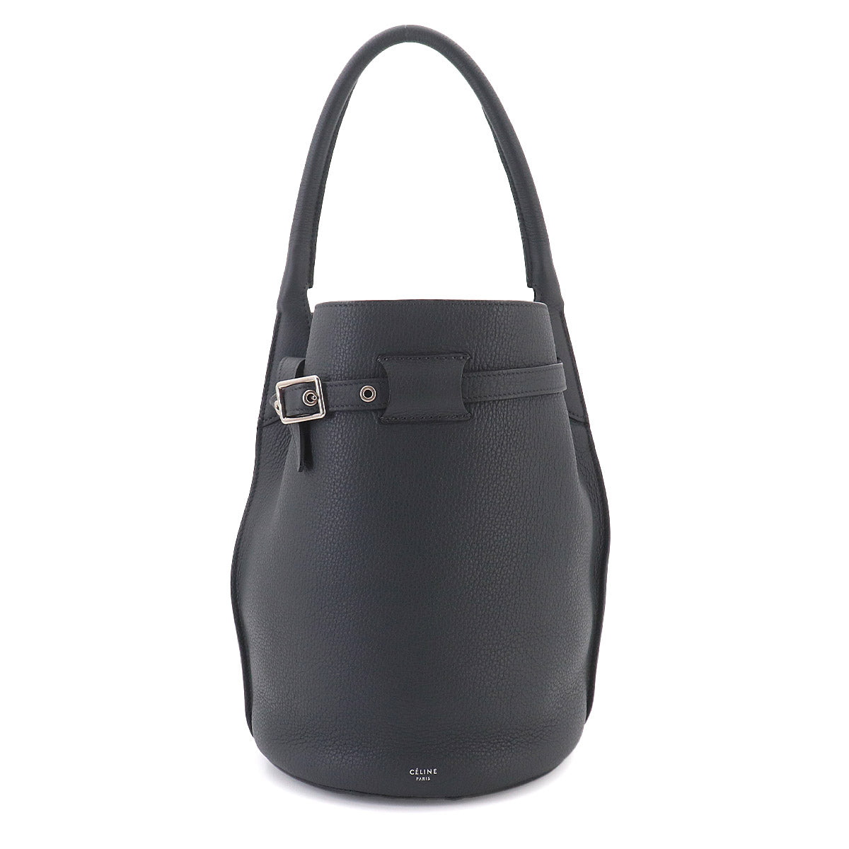 Big Bag Nano Bucket Hand Bag Leather Gray
