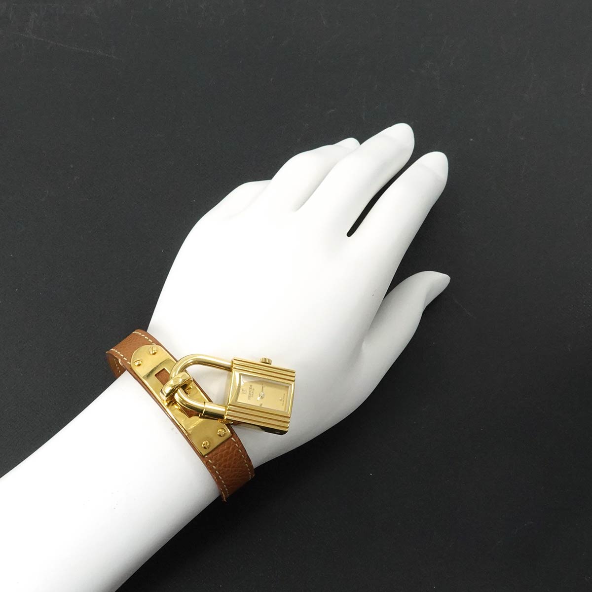 Kelly Watches Quartz Gold Dial Vintage Cadena Ladies Watch